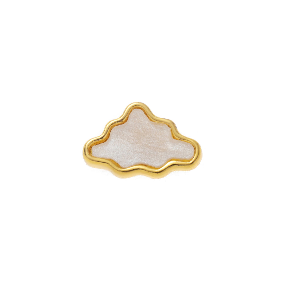 Cloud floating charm for a Remember locket by Coeur Ailleurs.
