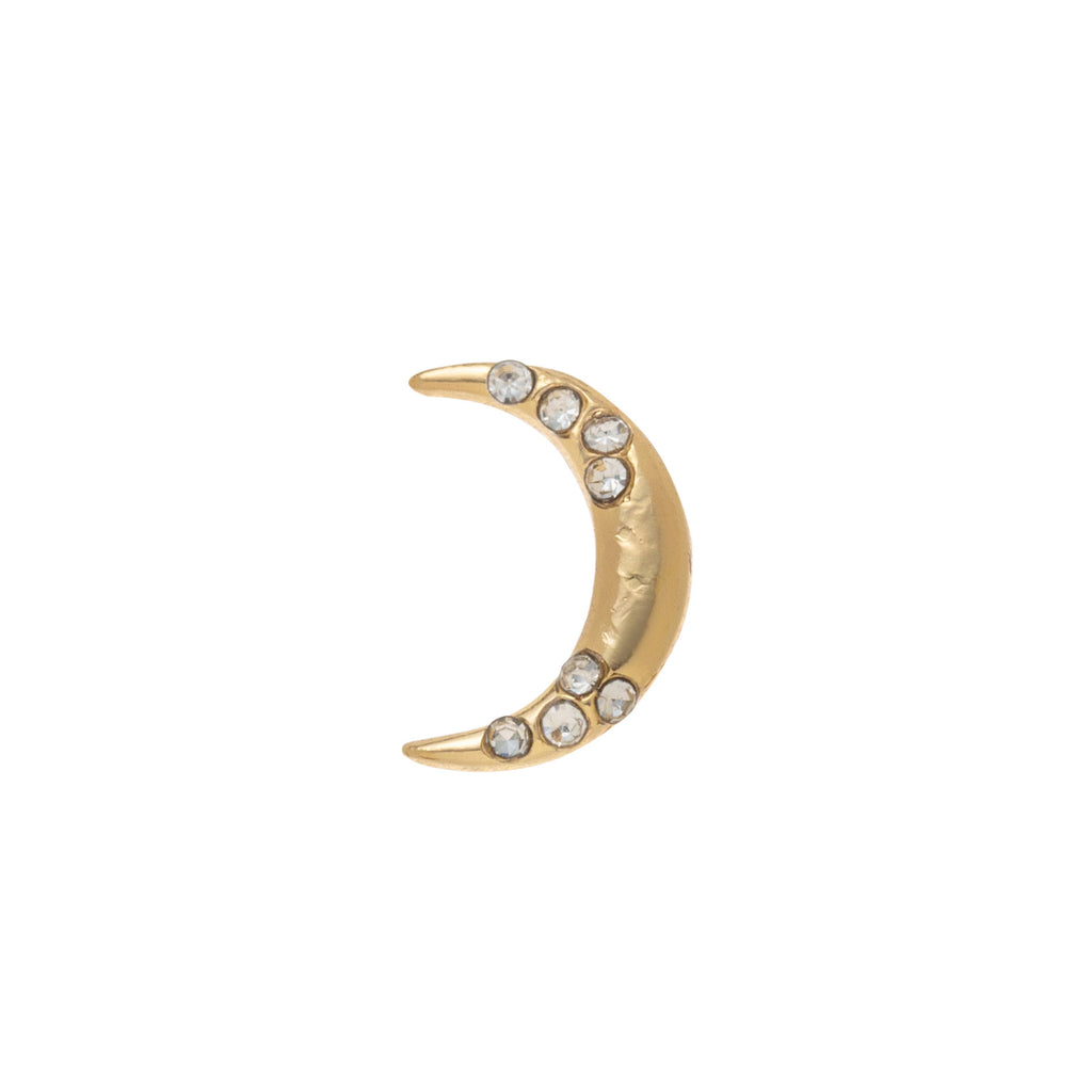 Crescent Moon floating charm for a Remember locket by Coeur Ailleurs.