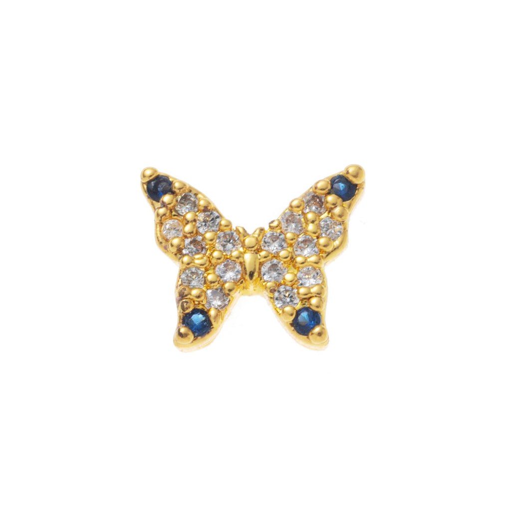 Crystal Butterfly floating charm for a Remember locket by Coeur Ailleurs.