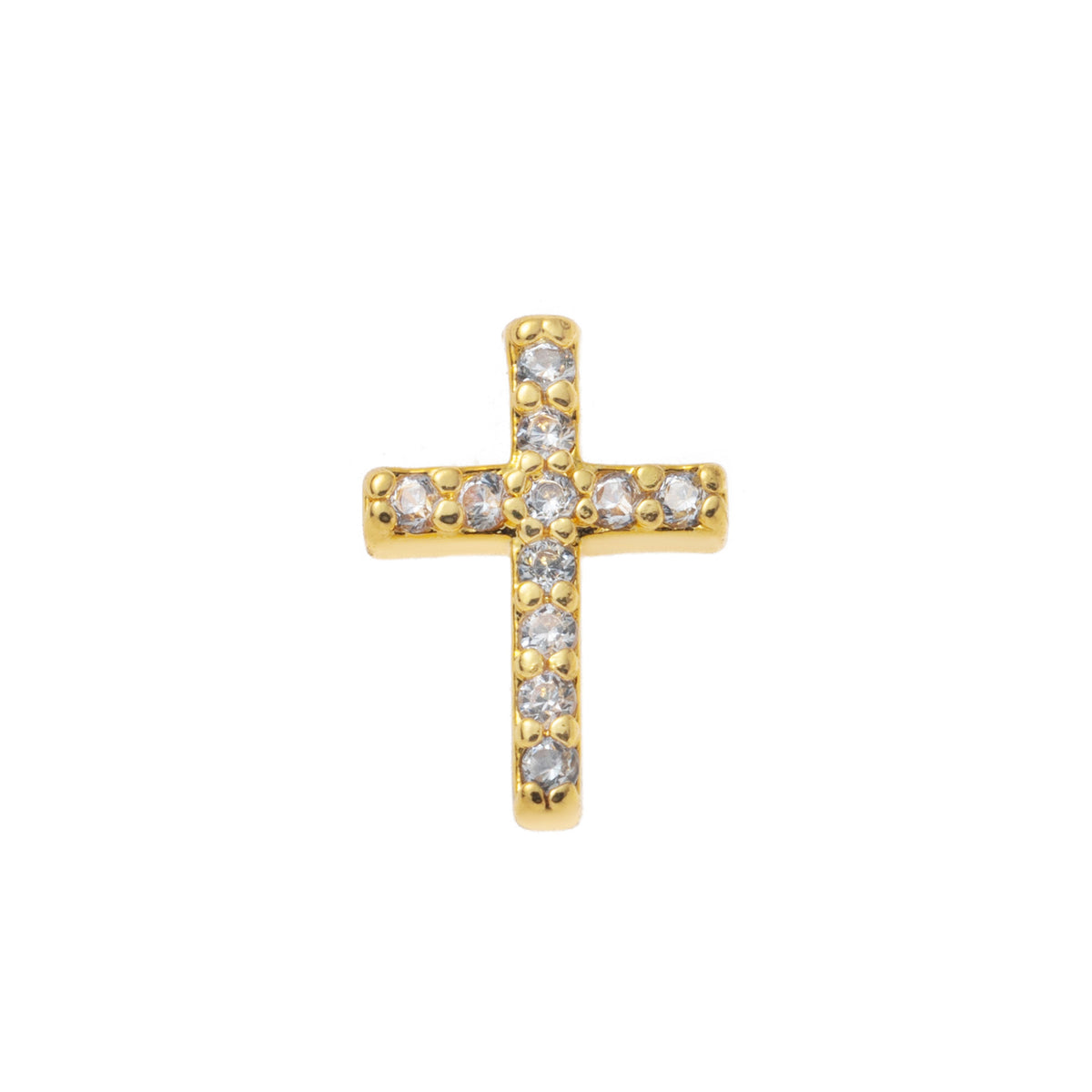 Crystal Cross floating charm for a Remember locket by Coeur Ailleurs.