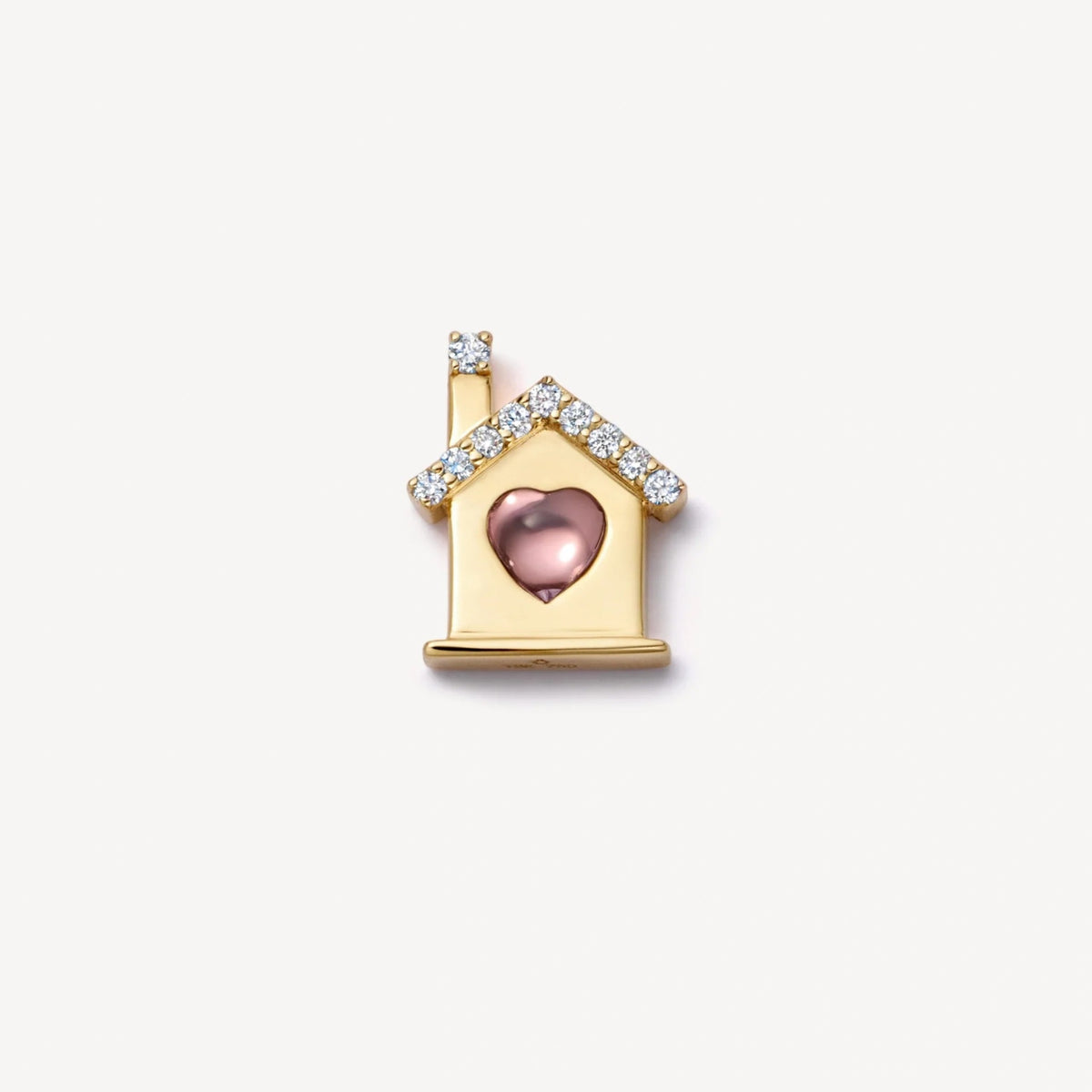 Crystal House floating charm for a Remember locket by Coeur Ailleurs.