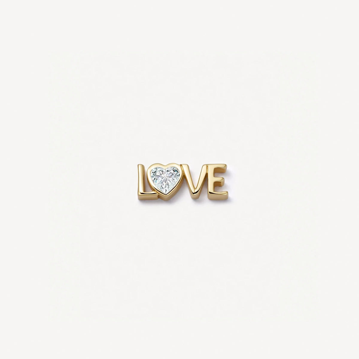 Crystal Love floating charm for a Remember locket by Coeur Ailleurs.