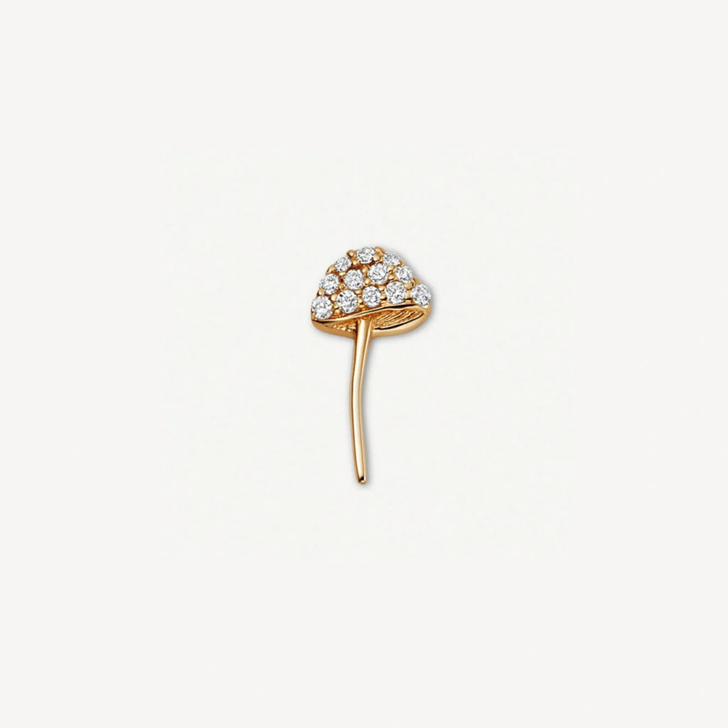 Crystal Mushroom floating charm for a Remember locket by Coeur Ailleurs.