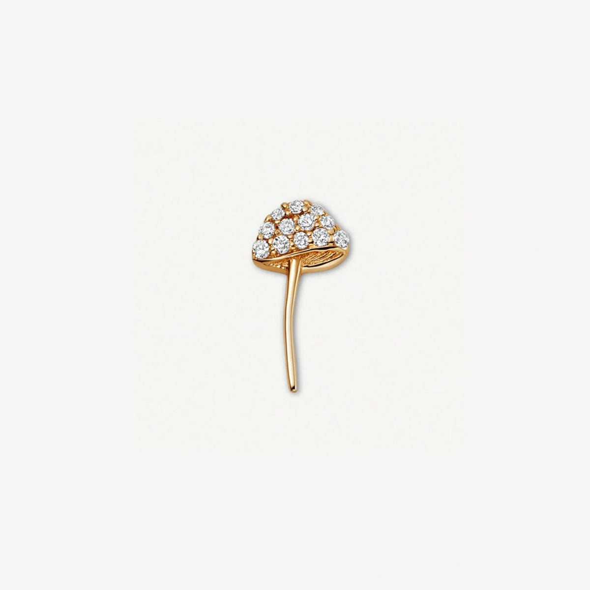 Crystal Mushroom floating charm for a Remember locket by Coeur Ailleurs.