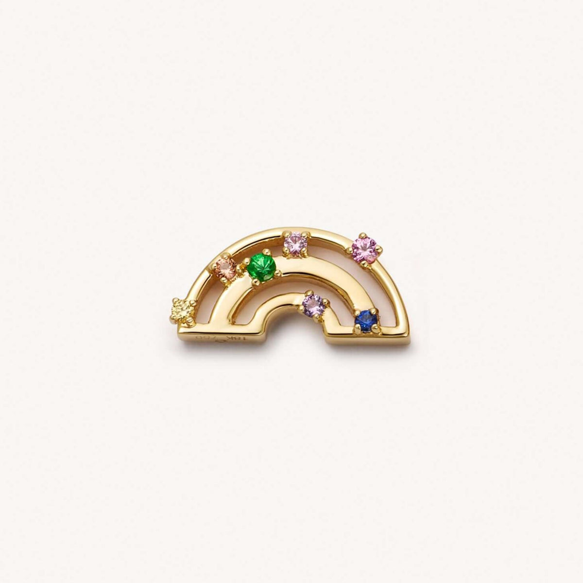 Crystal Rainbow floating charm for a Remember locket by Coeur Ailleurs.