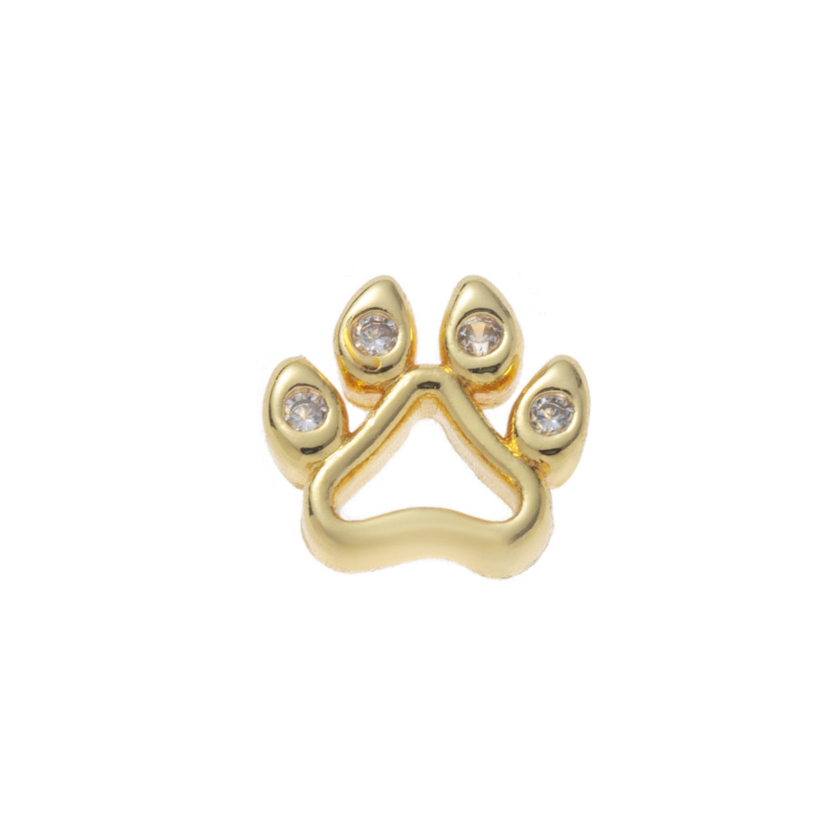 Dog Paw floating charm for a Remember locket by Coeur Ailleurs.