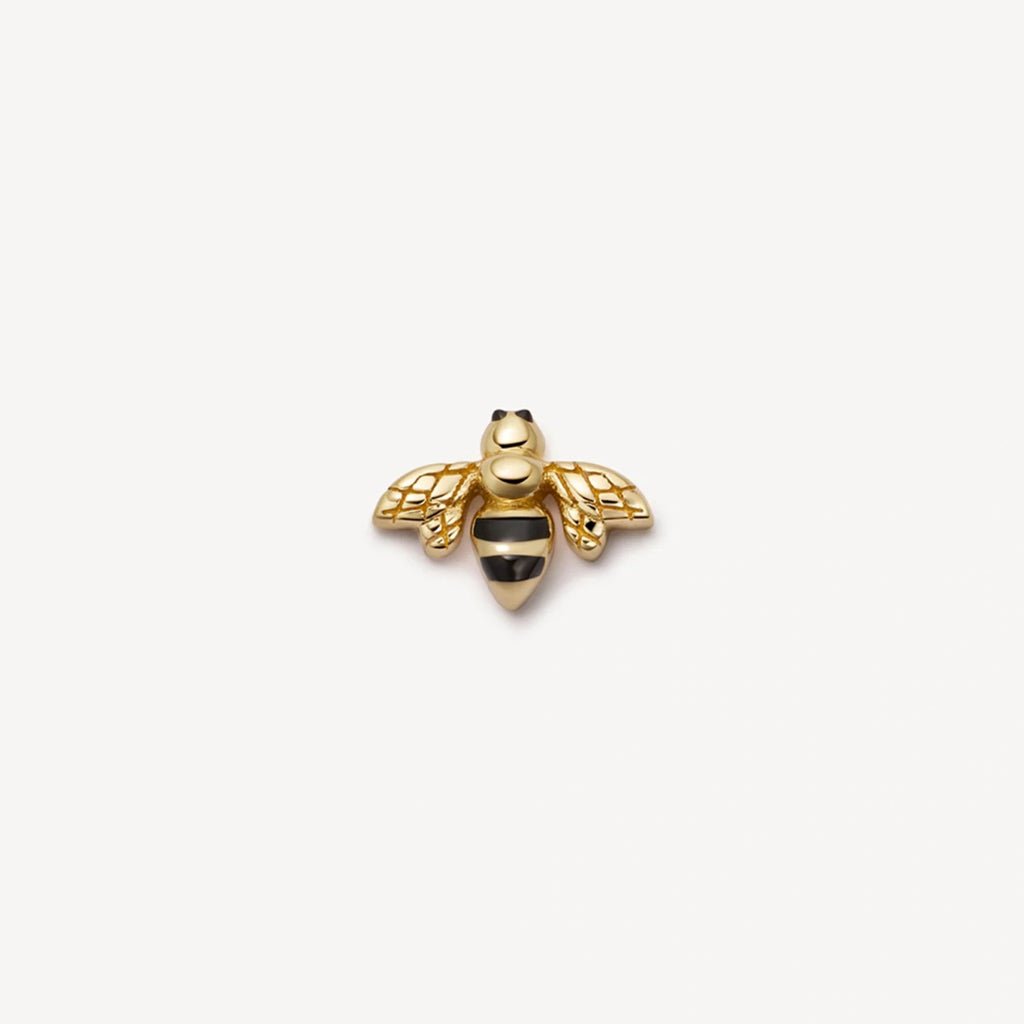Gold Bee floating charm for a Remember locket by Coeur Ailleurs.