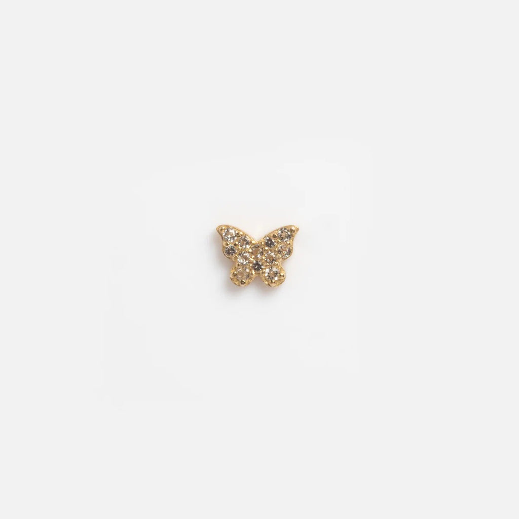 Gold Butterfly floating charm for a Remember locket by Coeur Ailleurs.