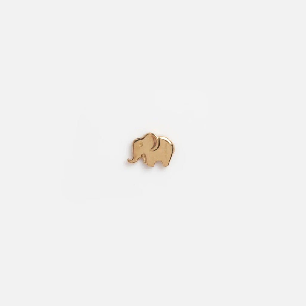 Gold Elephant floating charm for a Remember locket by Coeur Ailleurs.