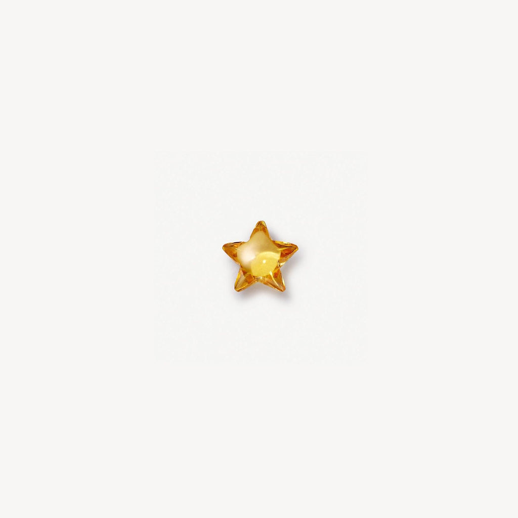 Gold Star floating charm for a Remember locket by Coeur Ailleurs.