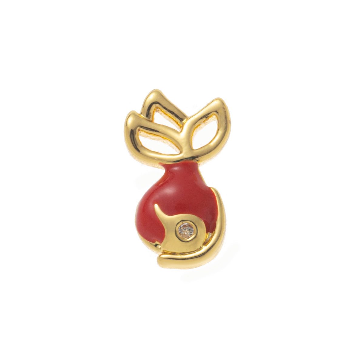 Goldfish floating charm for a Remember locket by Coeur Ailleurs.