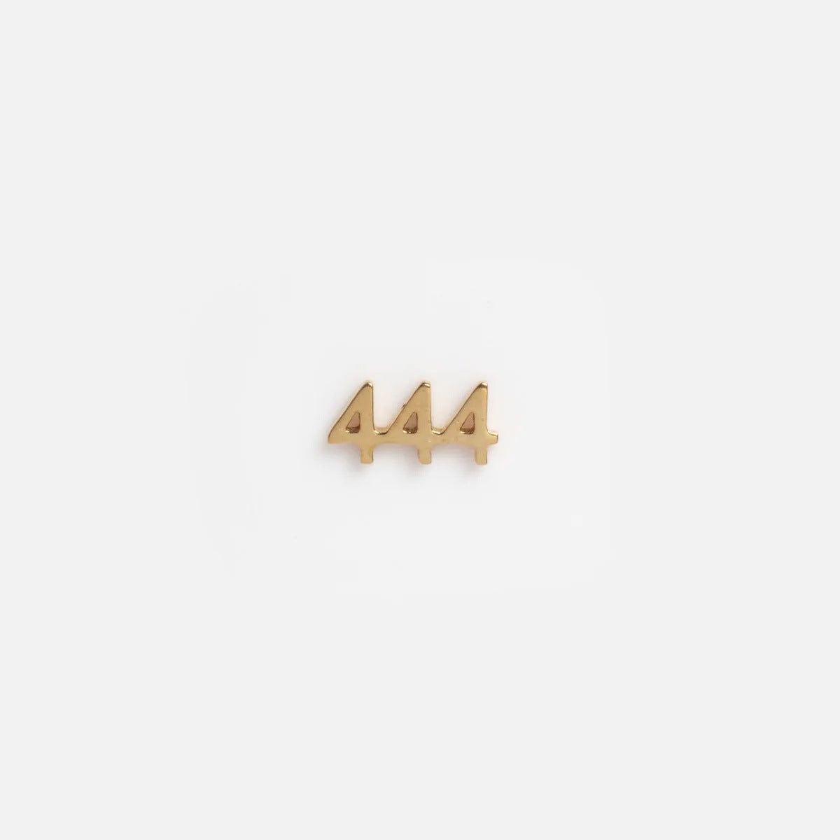 Number 444 floating charm for a Remember locket by Coeur Ailleurs.