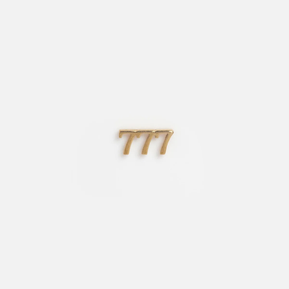 Number 777 floating charm for a Remember locket by Coeur Ailleurs.