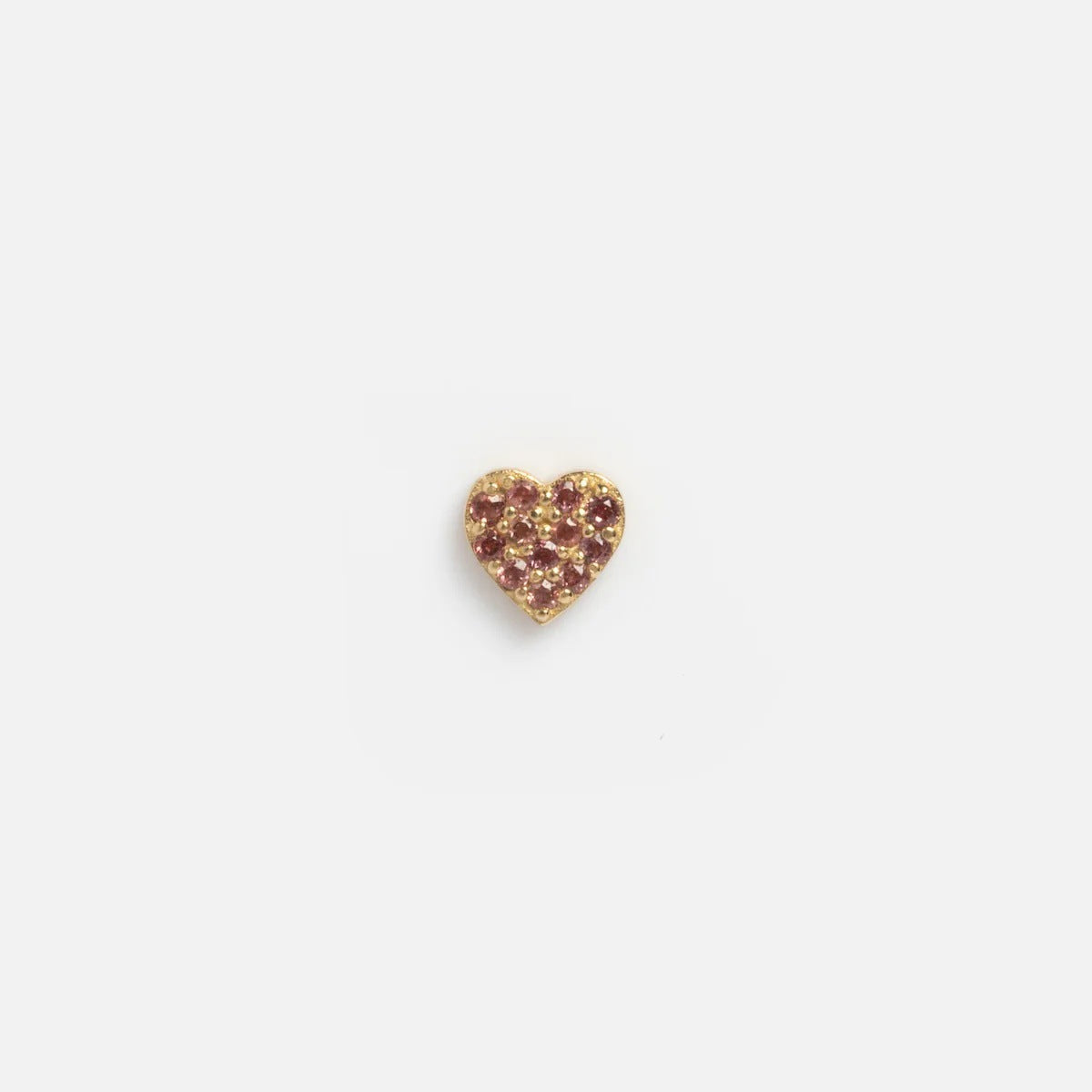 Pave Heart floating charm for a Remember locket by Coeur Ailleurs.
