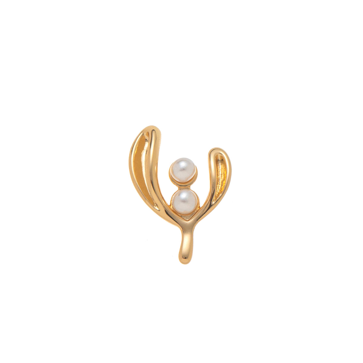 Pearl floating charm for a Remember locket by Coeur Ailleurs.