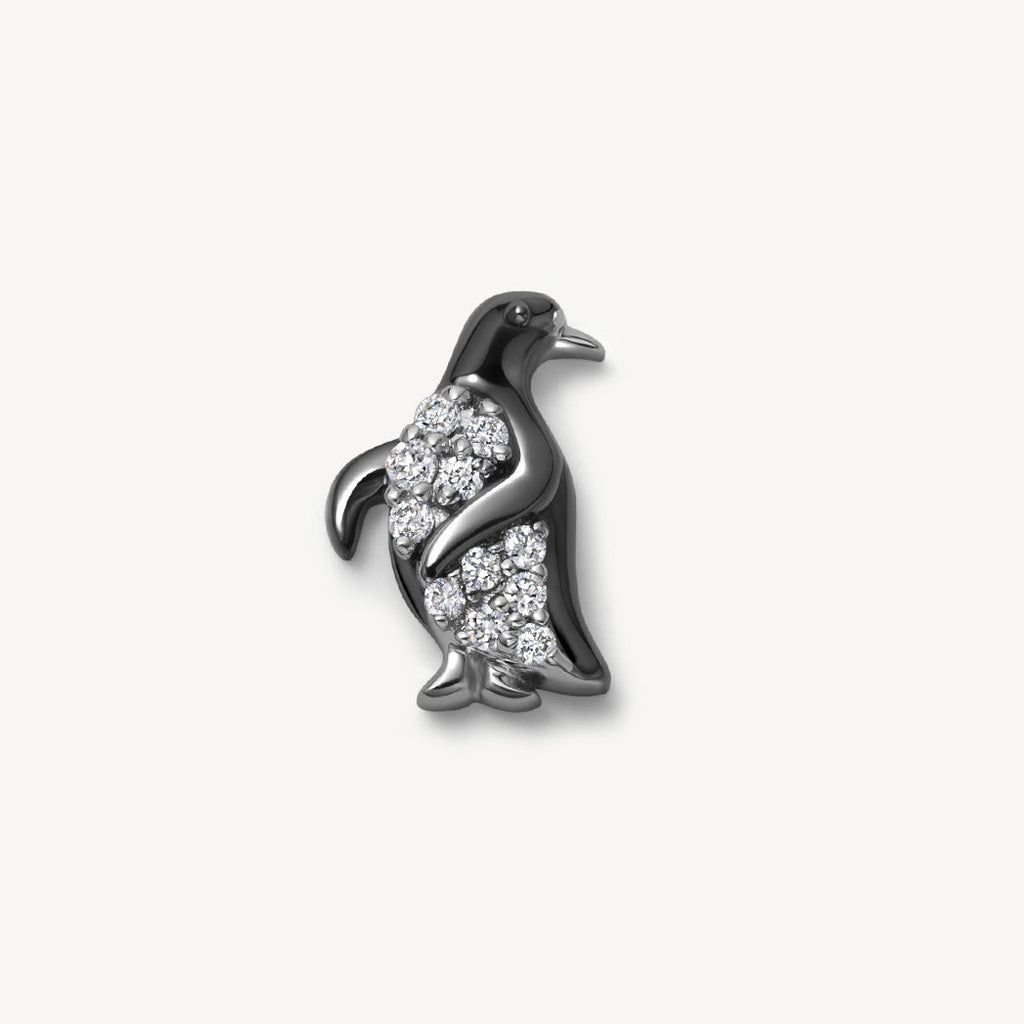 Penguin floating charm for a Remember locket by Coeur Ailleurs.