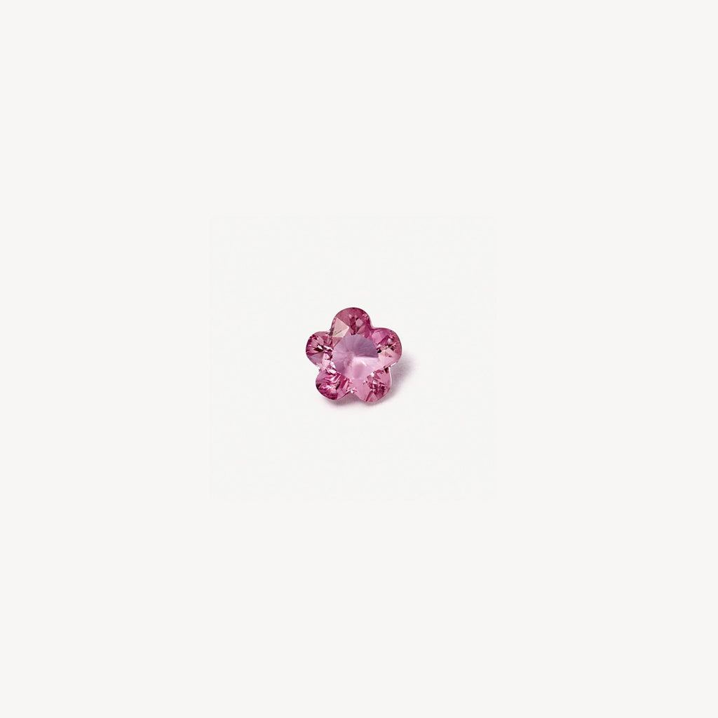 Pink CZ Flower floating charm for a Remember locket by Coeur Ailleurs.