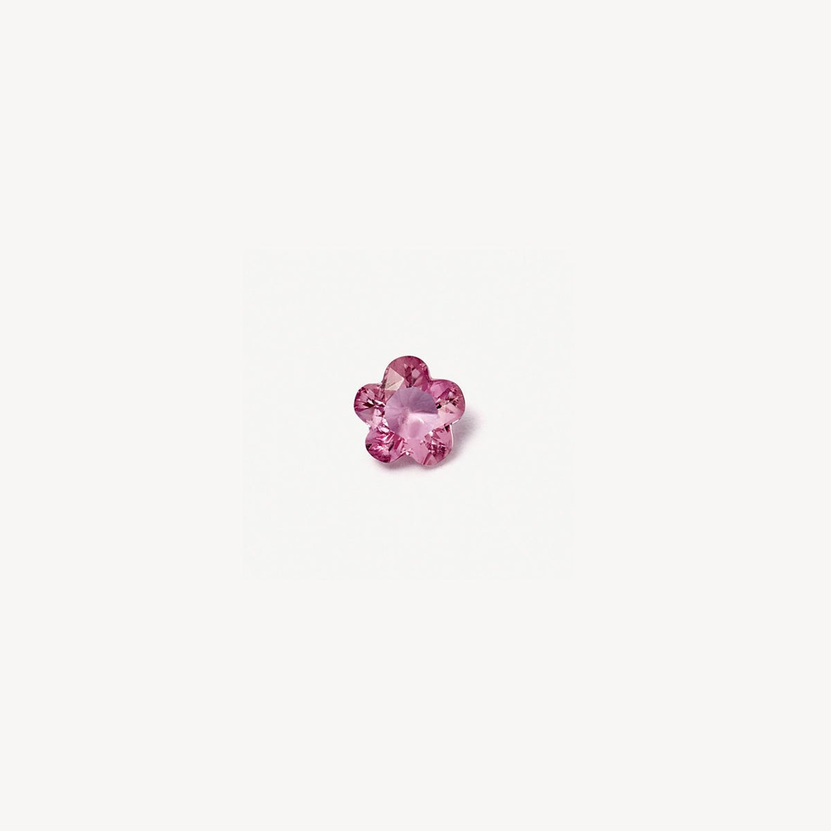 Pink CZ Flower floating charm for a Remember locket by Coeur Ailleurs.