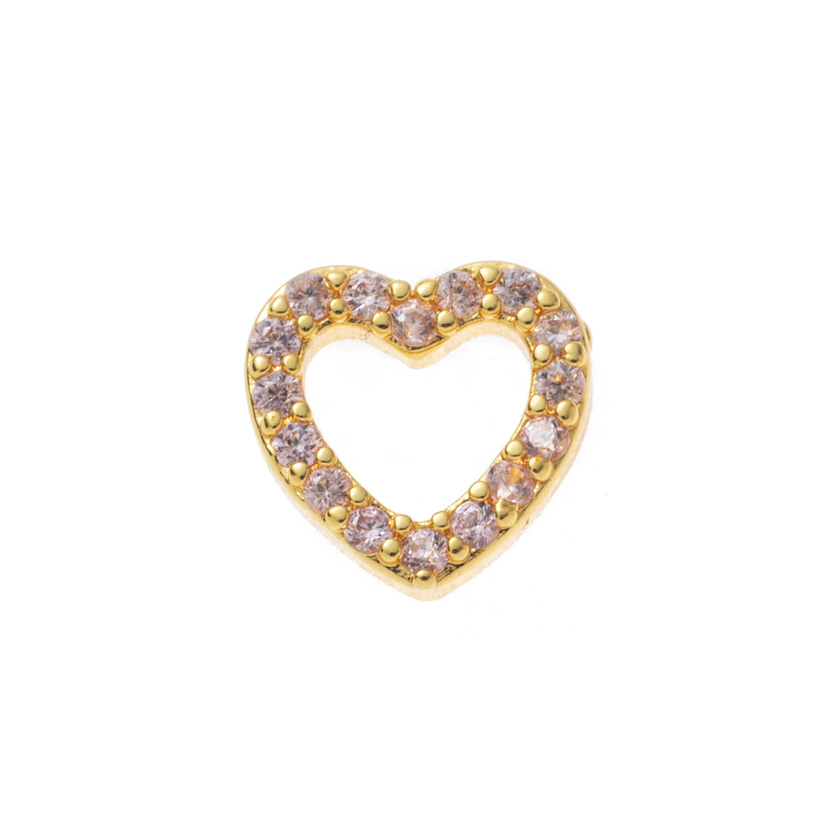 Rainbow Open Heart floating charm for a Remember locket by Coeur Ailleurs.