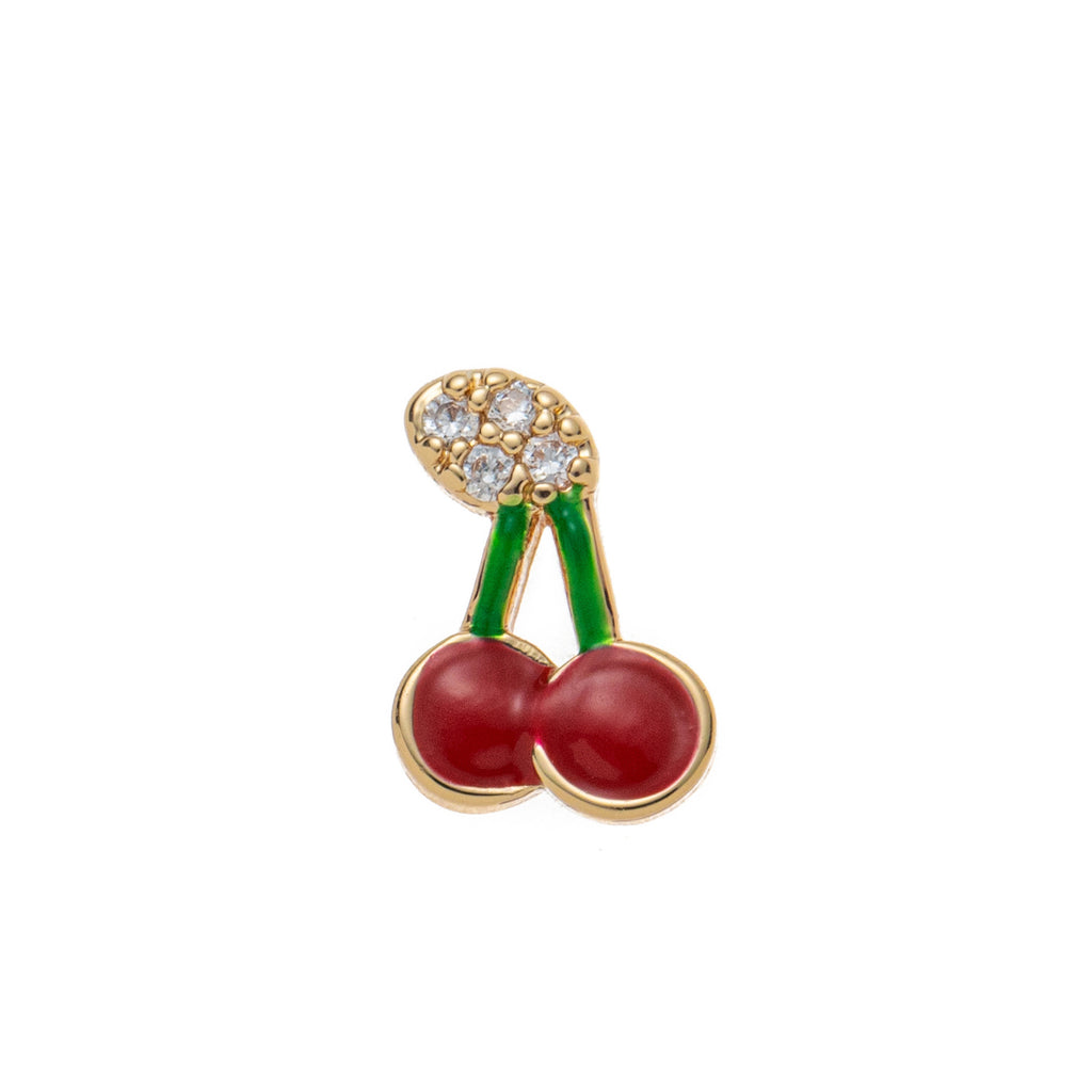 Red Cherries floating charm for a Remember locket by Coeur Ailleurs.