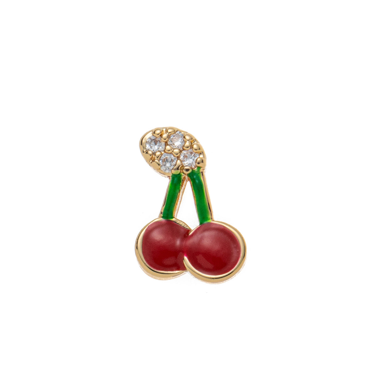 Red Cherries floating charm for a Remember locket by Coeur Ailleurs.