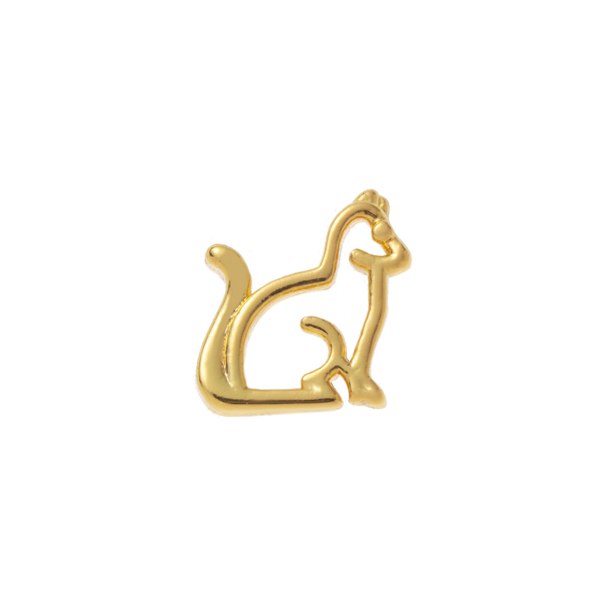 Sitting Cat floating charm for a Remember locket by Coeur Ailleurs.