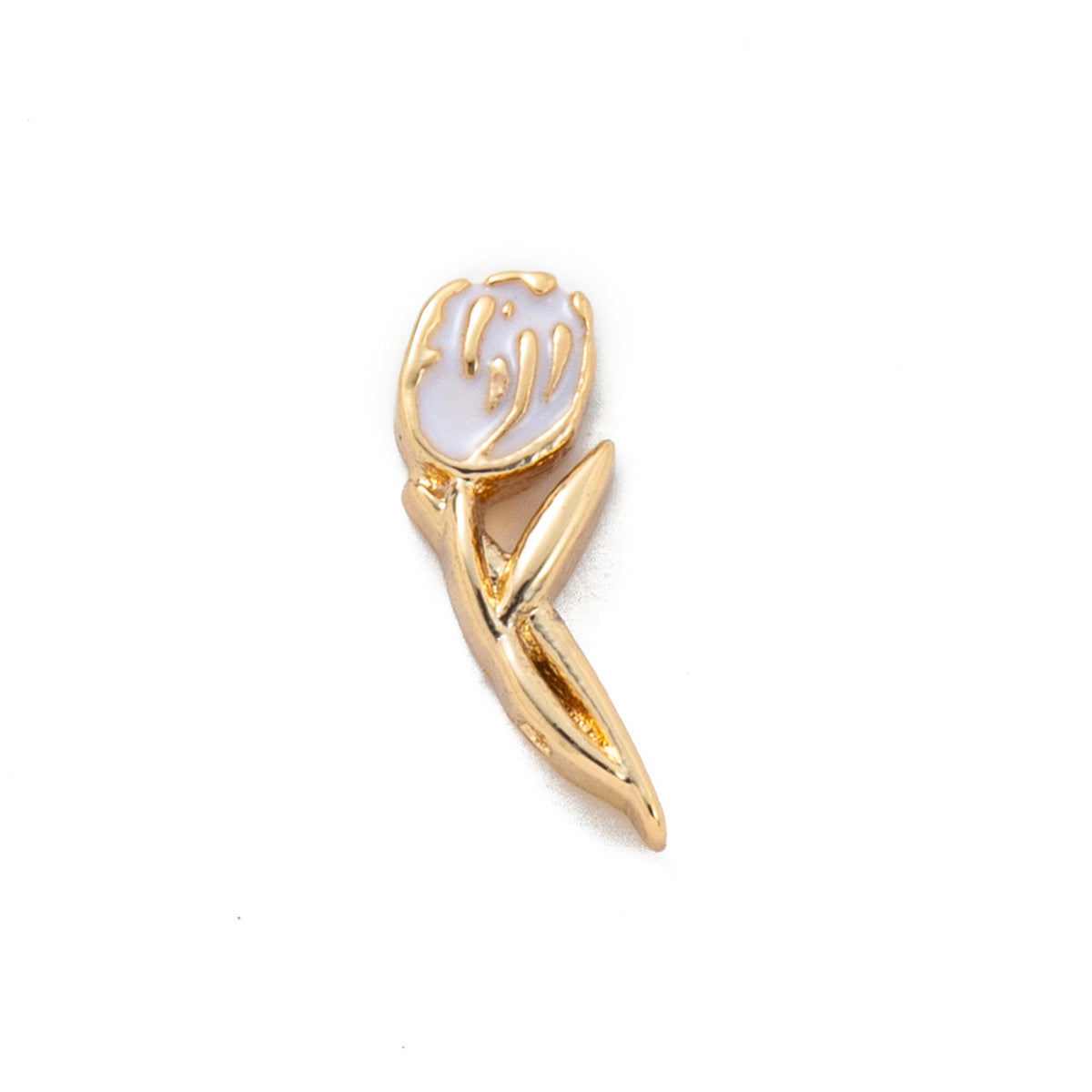 Tulip floating charm for a Remember locket by Coeur Ailleurs.